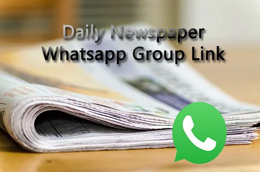 Daily Newspaper Whatsapp Group Link